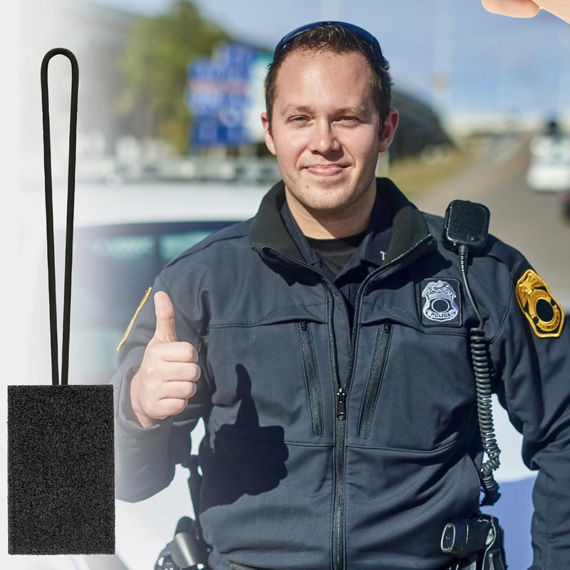 Ullnosoo Microphone Radio Holder, 2 Pcs Mic Clip for Police, Super Strong Stitches No Breaking, Law Enforcement Radio Microphone Holder for Vest Accessories - Image 5